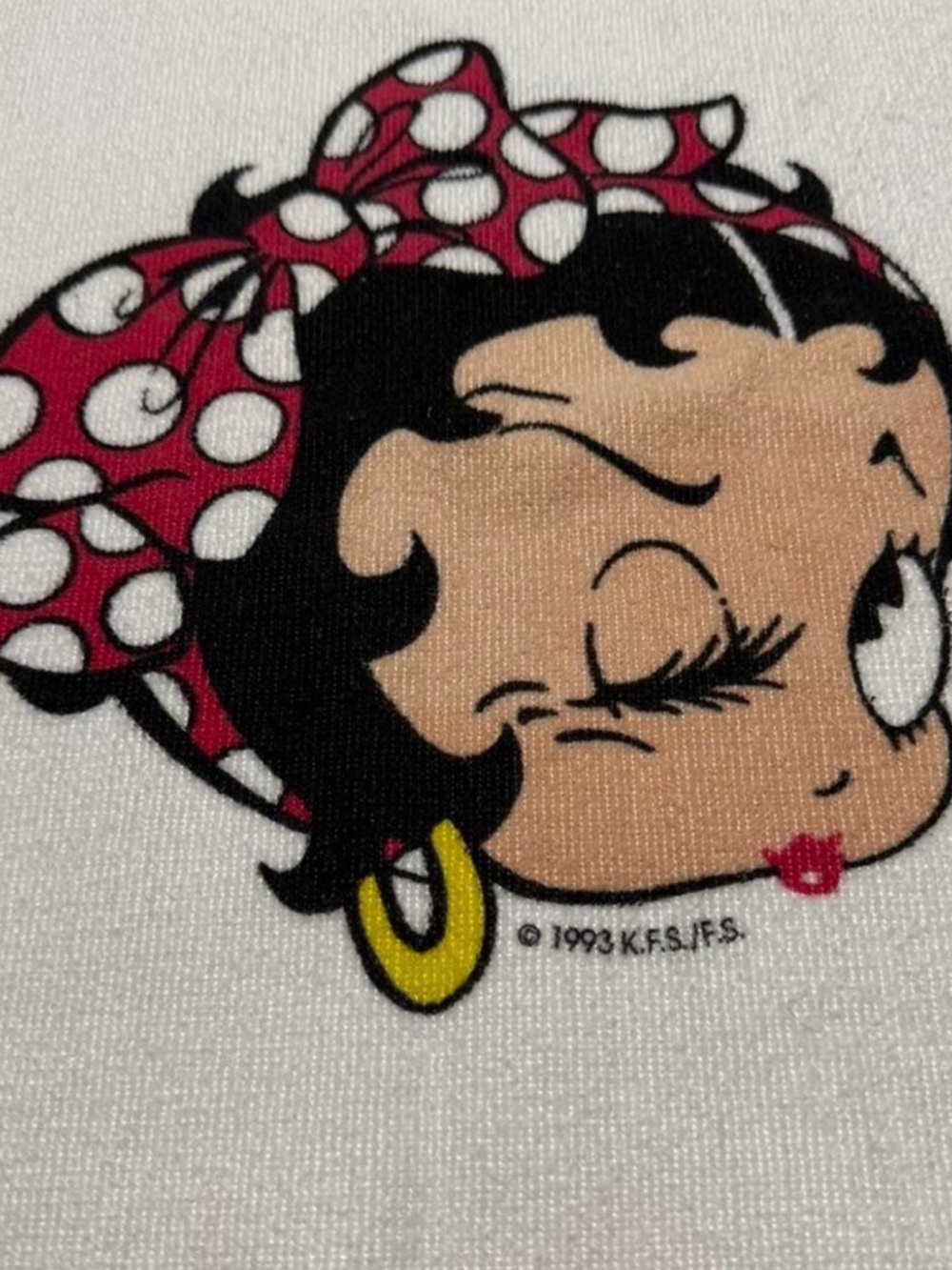 Vintage Betty Boop Golf Towel